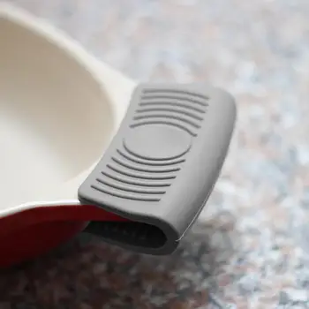 Isı Yalıtımı Fırını Eldiven Güveç Kulak Pan Pot Sahibi Fırını Kavrama Anti-sıcak Pot Klip Mutfak Mitt Parmak Aksesuarları silikon 