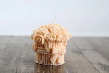 Kek Dekorasyon Araçları 3d Stereoskopik Sepetleri Mum Kalıp Sabun El Yapımı Kek Bakeware Tatlı Dekore Çikolata Kalıpları